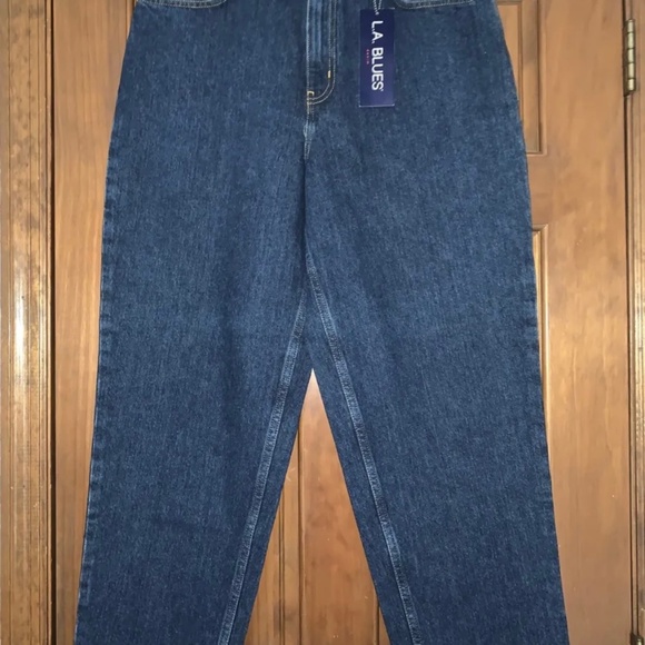 VINTAGE LA BLUES WOMEN SIZE 14 PETITE CLASSIC FIT JEANS - Picture 1 of 5